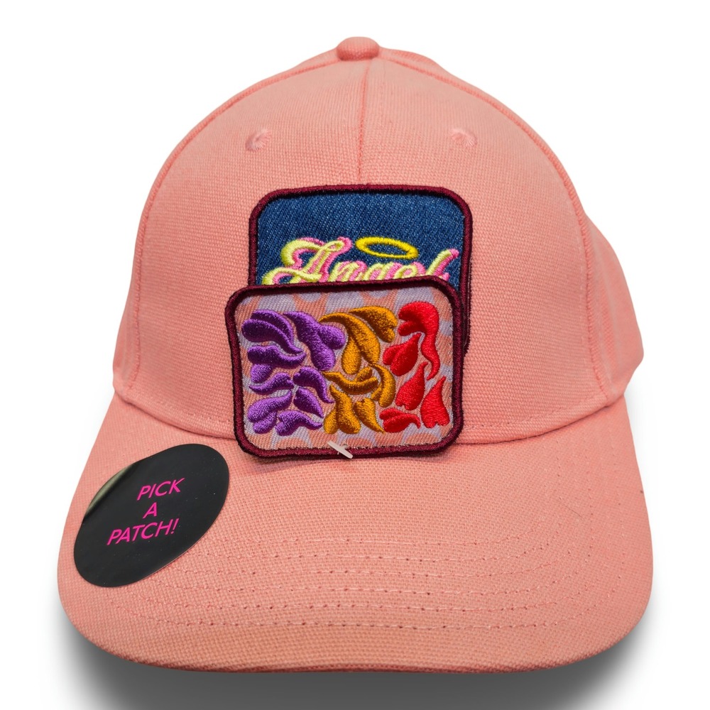 Unbranded Baseball Cap Unisex One Size Pink Excellent Pick A Patch Adjustable